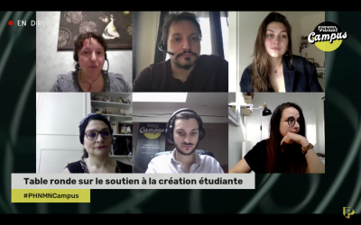 Table ronde sur le soutien à la création étudiante