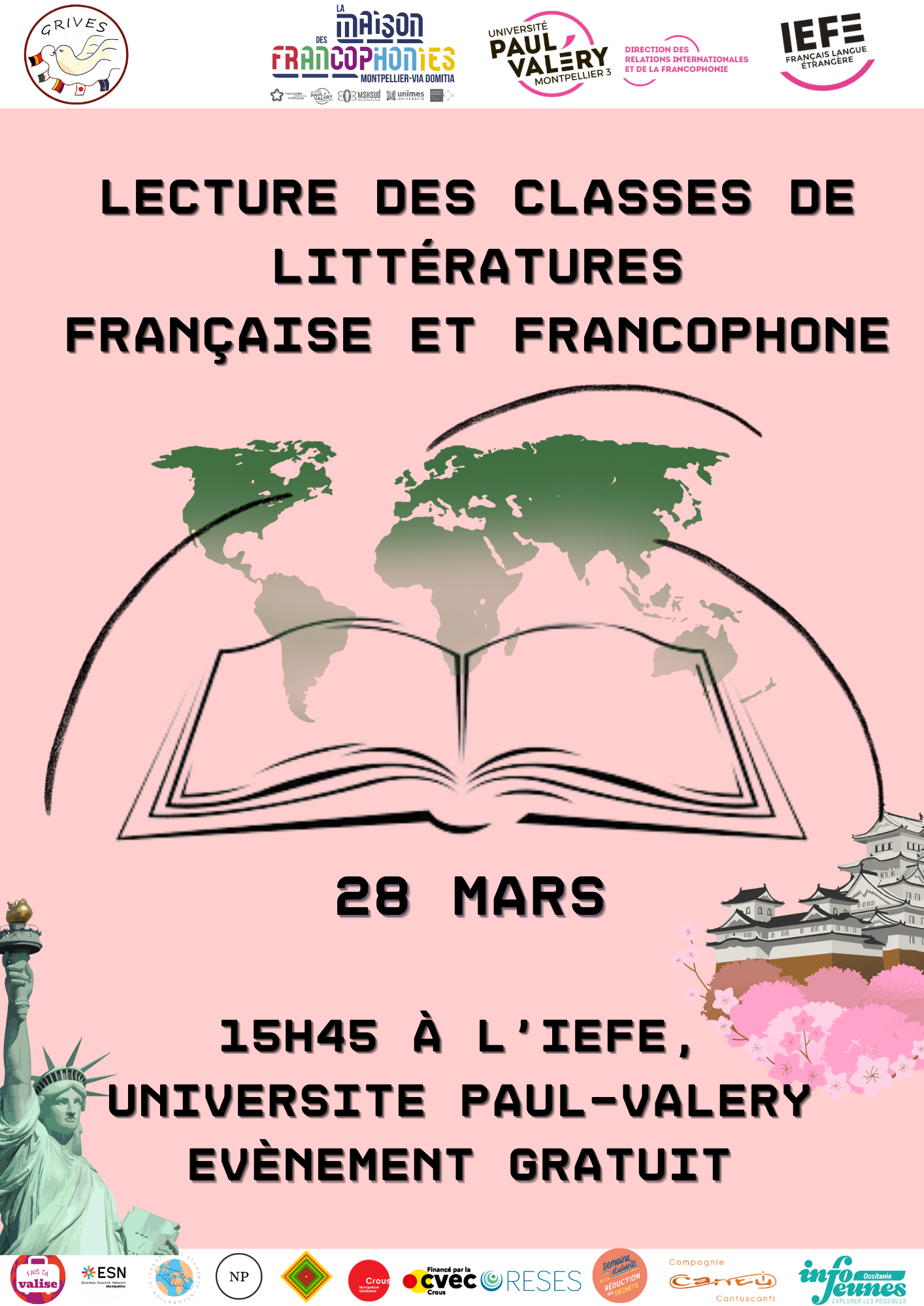 Classes de littératures française et francophone